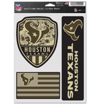 Houston Texans STANDARD Multi Use 3 FAN PACK