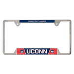 UConn Huskies Husky Logo Metal License Plate Frame