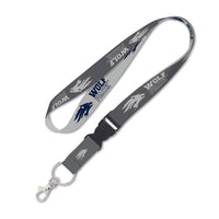 Nevada Wolf Pack CHARCOAL Lanyard w/detachable buckle 1"