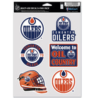 Edmonton Oilers Multi Use 6 Fan Pack