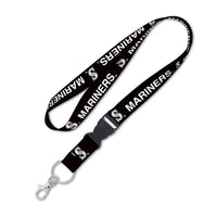 Seattle Mariners BLACKOUT Lanyard w/detachable buckle 1"