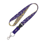 James Madison Dukes SCATTERPRINT Lanyard w/detachable buckle 1"