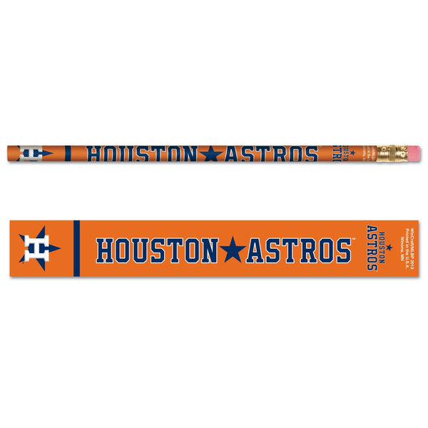 Houston Astros Pencil 6-pack