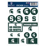 Wholesale-Michigan State Spartans Vinyl Sticker Sheet 5" x 7"