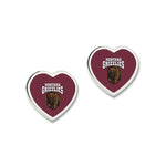 Wholesale-Montana Grizzlies HEART EARRINGS Earrings w/3D Heart