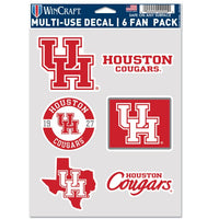 Wholesale-Houston Cougars Multi Use 6 FAN PACK