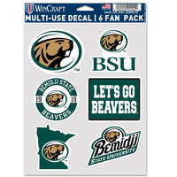 Bemidji State Beavers Multi Use 6 FAN PACK