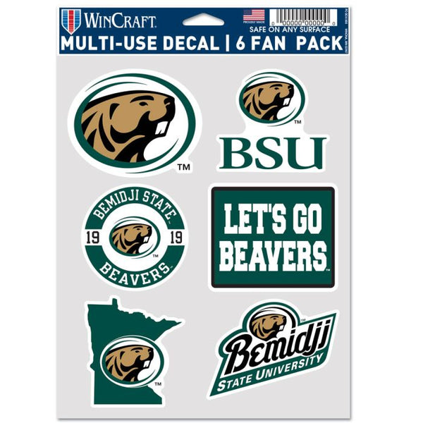 Wholesale-Bemidji State Beavers Multi Use 6 FAN PACK