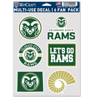 Colorado State Rams Multi Use 6 FAN PACK
