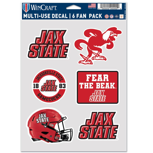 Jacksonville State Gamecocks Multi Use 6 FAN PACK