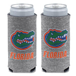 Florida Gators GRAY HEATHERED 12 oz Slim Can Cooler