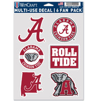 Alabama Crimson Tide Multi Use 6 FAN PACK