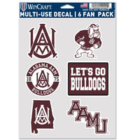 Alabama A&M Bulldogs Multi Use 6 FAN PACK