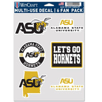 Wholesale-Alabama State Hornets Multi Use 6 FAN PACK