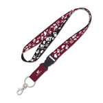 Wholesale-West Texas A&amp;M Buffaloes SCATTER Lanyard w/detachable buckle 1"