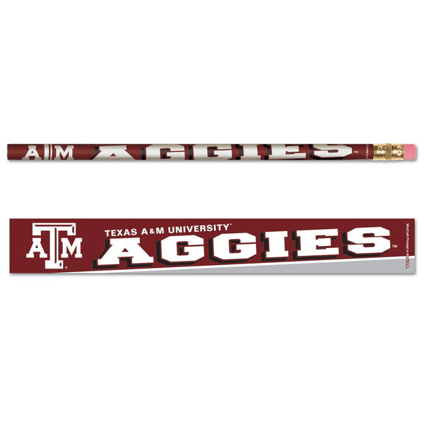 Texas A&M Aggies Pencil 6-pack