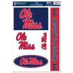 Wholesale-Ole Miss Rebels Multi Use Decal 11" x 17"