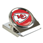 Kansas City Chiefs Metal Magnet Clip