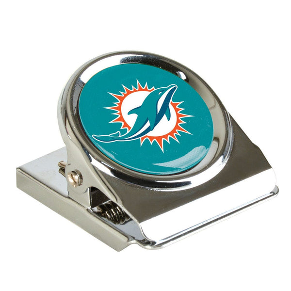Miami Dolphins Metal Magnet Clip