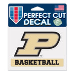 Purdue Boilermakers Basketball Perfect Cut Color Decal 4.5" x 5.75"