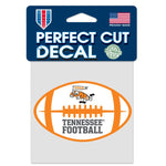 Wholesale-Tennessee Volunteers /College Vault FOOTBALL Perfect Cut Color Decal 4" x 4"