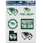 Wholesale-Utah Valley Wolverines Multi Use 6 FAN PACK