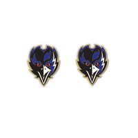 Baltimore Ravens Earrings Jewelry Card