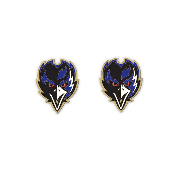 Baltimore Ravens Earrings Jewelry Card