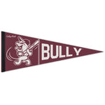 MISSISSIPPI STATE BULLDOGS / Vintage Collegiate BASEBALL MASCOT "BULLY Premium Pennant 12" x 30"
