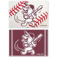MISSISSIPPI STATE BULLDOGS / Vintage Collegiate BASEBALL Rectangle Magnet, 2pack 2" x 3"