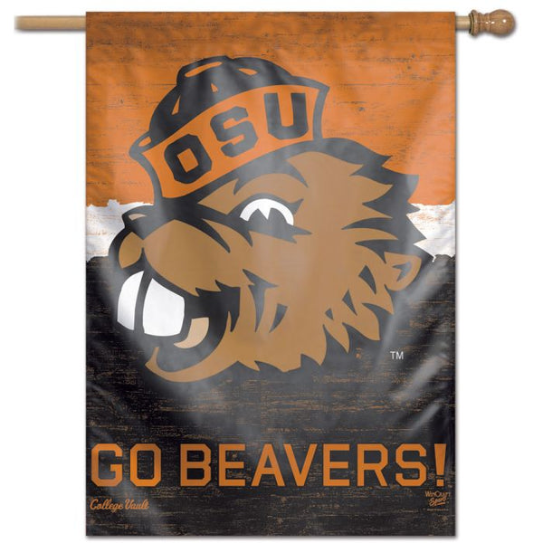 Wholesale-Oregon State Beavers /College Vault VAULT Vertical Flag 28" x 40"