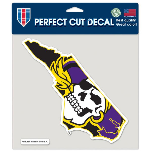 Wholesale-East Carolina Pirates Perfect Cut Color Decal 8" x 8"