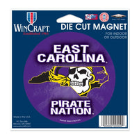 Wholesale-East Carolina Pirates Die Cut Magnet 4.5" x 6"