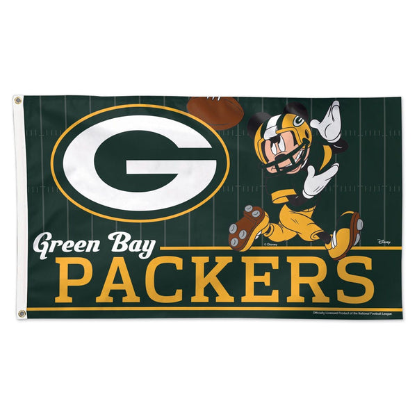 Green Bay Packers / Disney Flag - Deluxe 3' X 5'