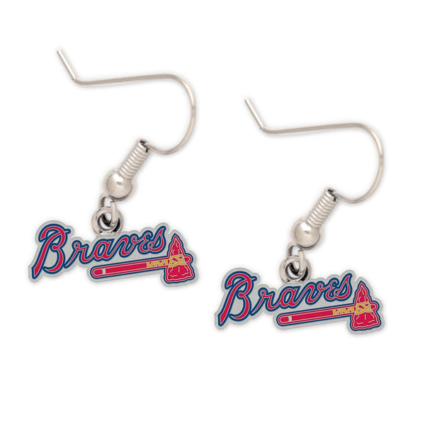 Atlanta Braves Earrings Jewelry Card