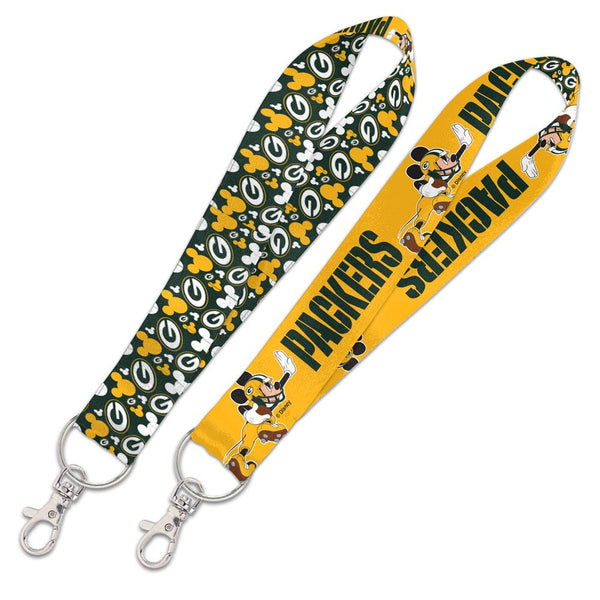 Green Bay Packers / Disney Mickey Mouse Lanyard Key Strap 1"