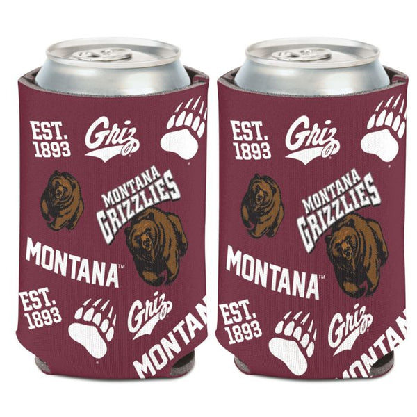 Wholesale-Montana Grizzlies SCATTERPRINT Can Cooler 12 oz.