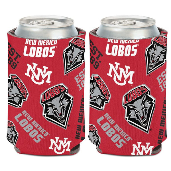 New Mexico Lobos Scatterprint Can Cooler 12 oz.