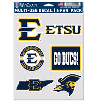 Wholesale-East Tennessee State Buccaneers Multi Use 6 FAN PACK