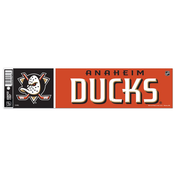 Anaheim Ducks Bumper Strip 3" x 12"