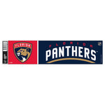 Florida Panthers Bumper Strip 3" x 12"