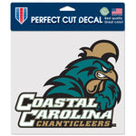 Wholesale-Coastal Carolina Chanticleers Perfect Cut Color Decal 8" x 8"