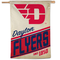 Wholesale-Dayton Flyers VINTAGE DESIGN Vertical Flag 28" x 40"