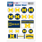 Wholesale-Michigan Wolverines Vinyl Sticker Sheet 5" x 7"