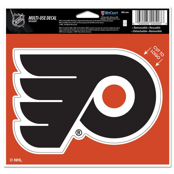 Philadelphia Flyers Multi-Use Decal - cut to logo 5" x 6"