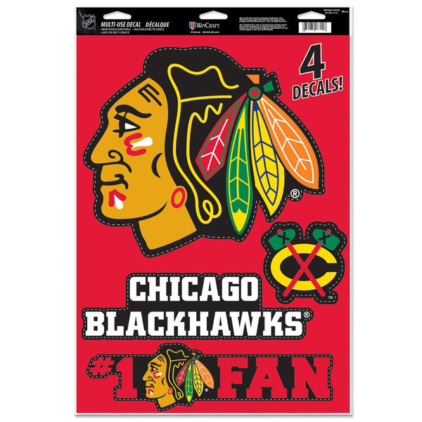 Chicago Blackhawks Multi-Use Decal 11" x 17"