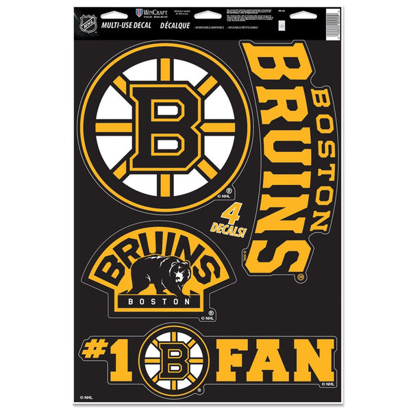 Boston Bruins Multi-Use Decal 11" x 17"
