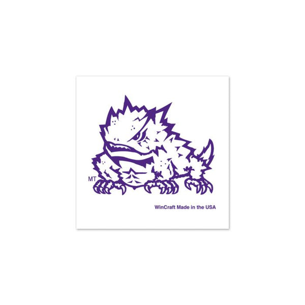 Wholesale-TCU Horned Frogs Frog Tattoo 4 pack