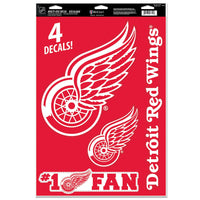 Detroit Red Wings Multi-Use Decal 11" x 17"