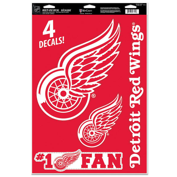 Detroit Red Wings Multi-Use Decal 11" x 17"